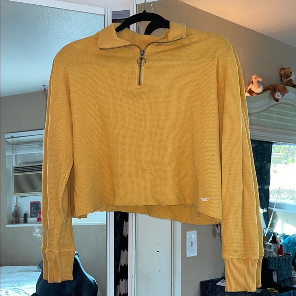 Yellow Hollister Sweater